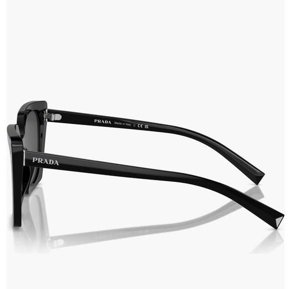 Prada PR23ZSF 54mm Square Sunglasses in Black NWT 377$ - Picture 4 of 16